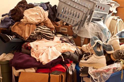 Professionals conducting garage clearance in Plumstead